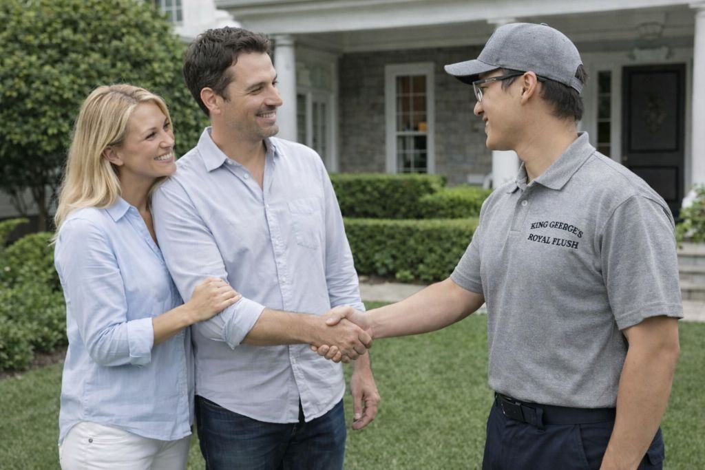 Happy Hydro Jetting Plumbing Customer