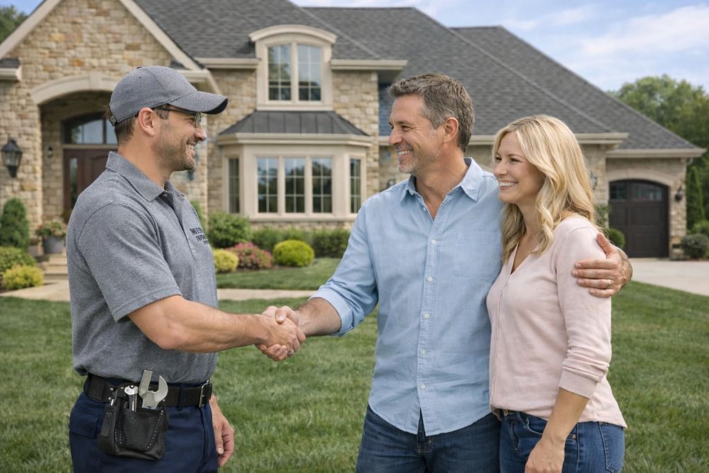 happy plumbing customers