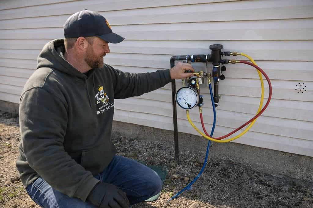 Backflow testing-technician